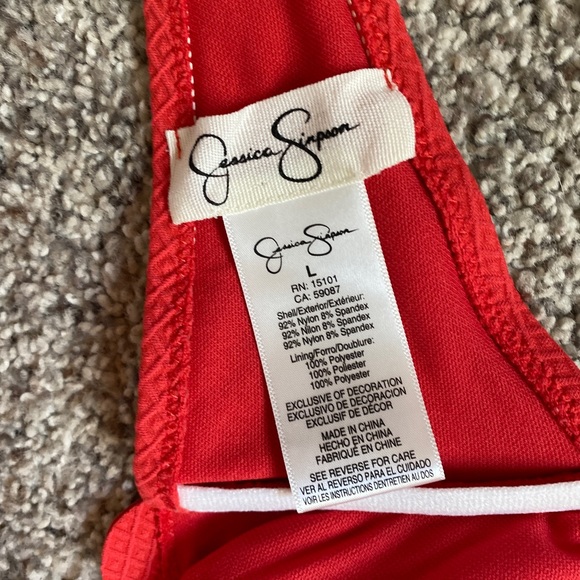 EUC Jessica Simpson Bandeau Bikini Top - Size Large - Picture 3 of 5